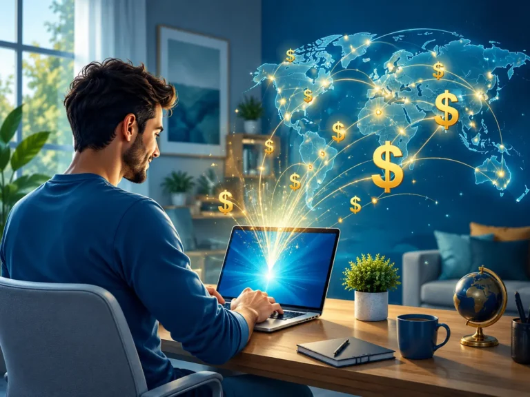 como ganhar em dólar na internet